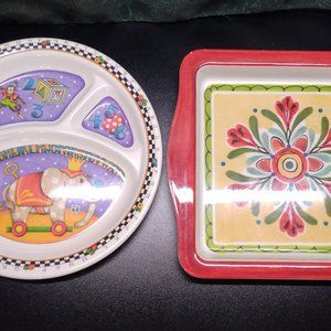 Two Collectors plate. Mary Egelbrelt and Tarhong